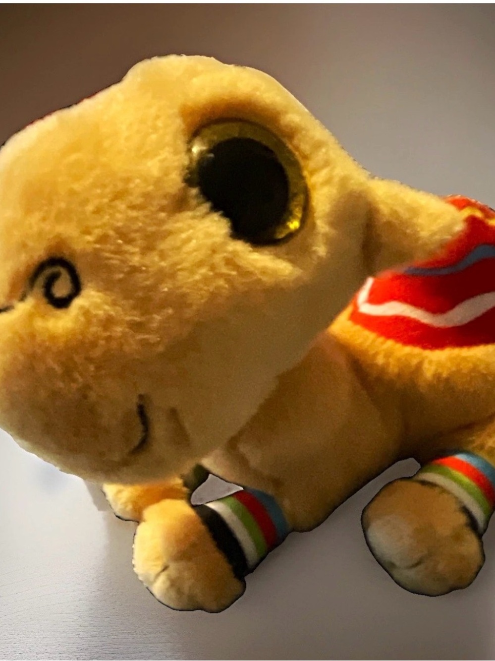 🐫 Ty Beanie Boos JAMAL THE CAMEL 6" Plush ✨ GOLD Glitter Big Eyes Mint 2019